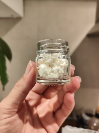 Bote de cristal con tapa