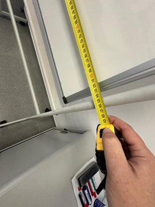 Pizarra giratoria oficina con ruedas