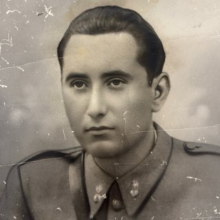 Foto antigua militar