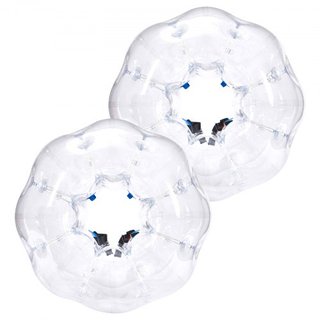 Bolas Inflables de Choque 2-Pack, Bolas Zorb Sumo de 4FT/1.2M para Adolescentes y Adultos, Bolas de Burbuja Humana de PVC de 0.8mm de Grosor para Juegos de Equipo al Aire Libre, Juguetes de Choque...