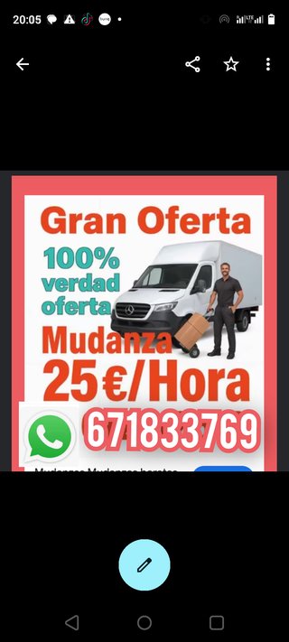 Mudanzas 25€/Hora - Oferta Especial