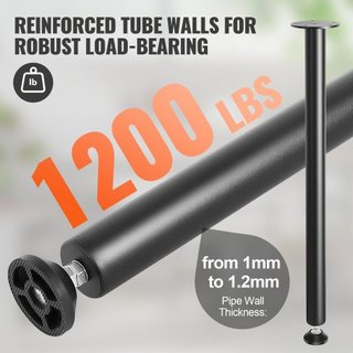 Piernas de Escritorio Ajustables de 762MM, Juego de 4 Piernas de Muebles de Oficina de Acero Reforzado para DIY, Capacidad de Carga de 544.3KG Piernas de Escritorio de Alta Resistencia, Piernas de...
