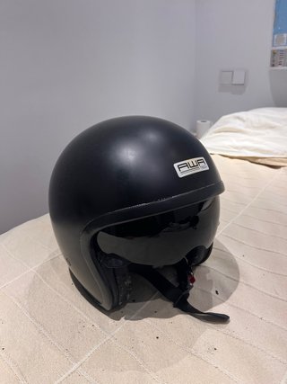 Casco Moto AWA Retro Vintage Talla M + Gafas
