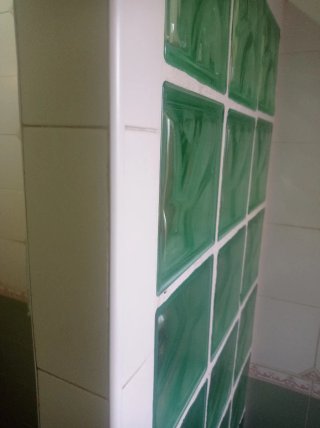 Ladrillos de cristal para pared o ducha