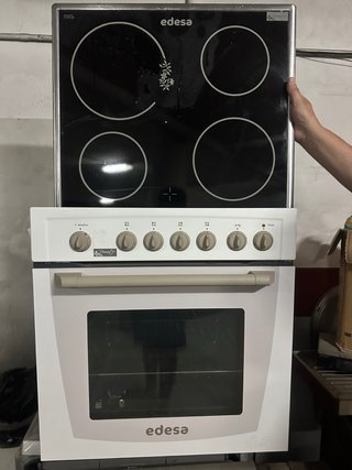 Vitrocerámica y horno Edesa