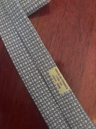 Corbata Hermes Azul Gris