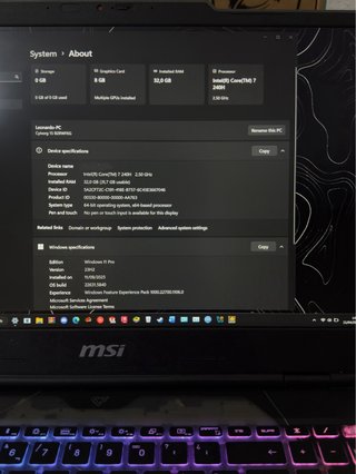 Portátil Gaming MSI Cyborg 15 RTX 5060