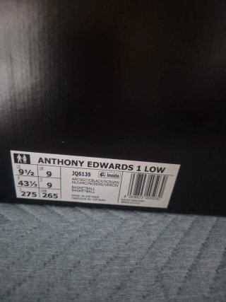 Zapatillas Adidas Anthony Edwards 1 Low T43