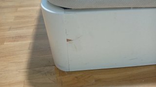 Canapé 135 cm blanco