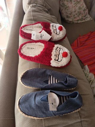 Zapatillas TEX Santa Claus y Espadrilles