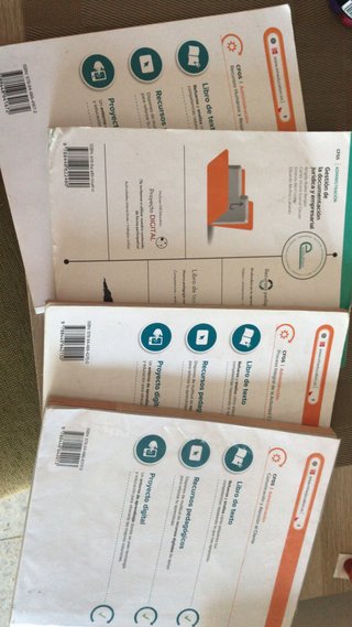 Libros de FP administración y Finan, usados