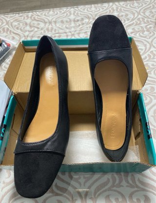 Zapatos planos negros