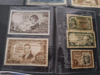 Lote 12 Billetes Originales Banco de España