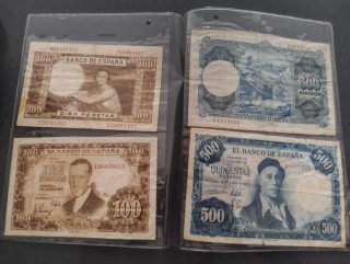 Lote 12 Billetes Originales Banco de España