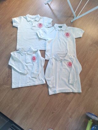 Polos uniforme Colegio Infantes Manga Larga y Cort