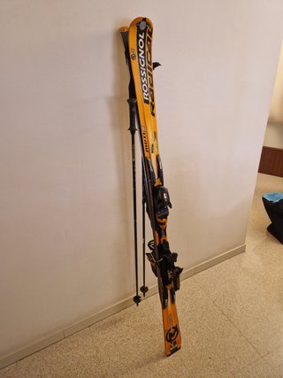 Esquís Rossignol Radical Multix con bastones