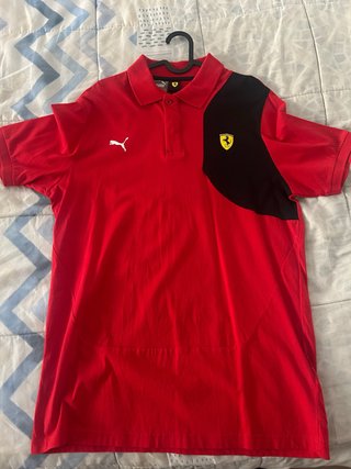 Polo Puma Ferrari Rojo y Negro