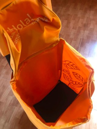 Carrito Compra Consum Naranja 80% Reciclado
