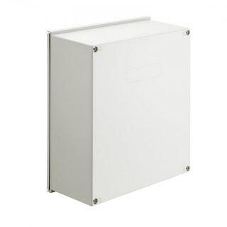 Caja Eléctrica de Fibra de Vidrio NEMA 4X, 60x50x23 cm, Enclosure de Acero NEMA, IP66 a Prueba de Agua y Polvo, Caja de Conexiones Eléctrica para Uso Interior/Exterior, con Placa de Montaje