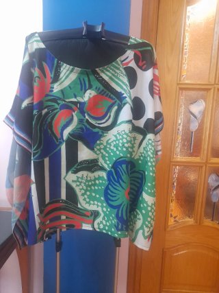 Blusa Desigual Talla M Estampado Floral