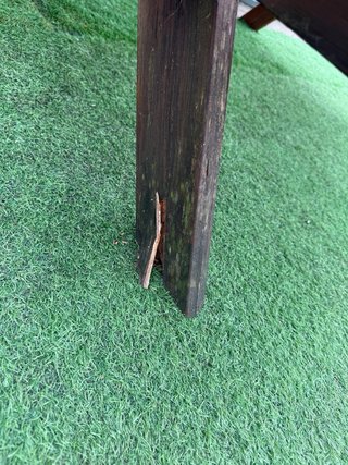 Mesa de picnic de madera