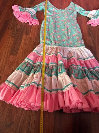 Traje de flamenca canastero