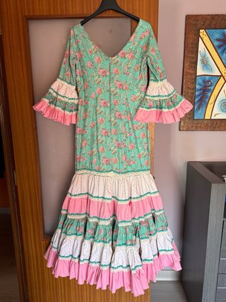 Traje de flamenca canastero