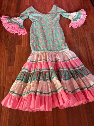 Traje de flamenca canastero