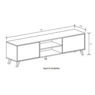 Mueble salón TV 180 cm NUEVO Transporte disponible