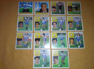 Lote 61 cromos Liga Este 92 93 -sin repetir-.