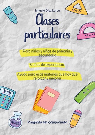 Clases particulares en verano.