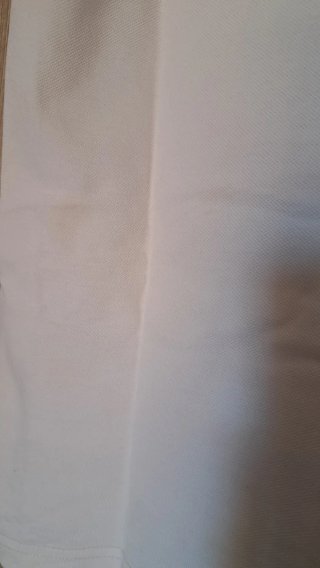 Polo NUDOS blanco talla M