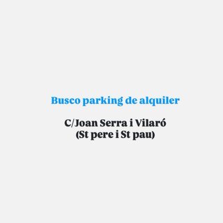PARKING ALQUILER