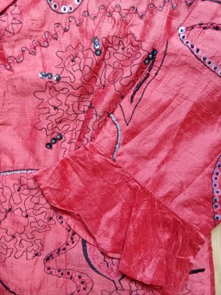 Chaqueta Seda Salvaje Vintage Talla M