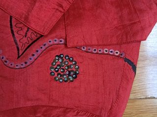 Chaqueta Seda Salvaje Vintage Talla M
