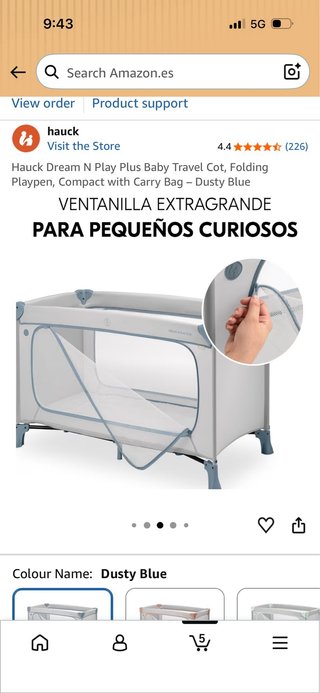 Cuna de viaje Hauck Dream N Play Plus