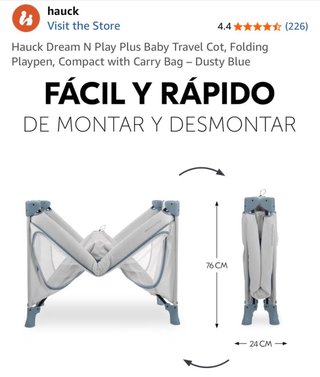 Cuna de viaje Hauck Dream N Play Plus