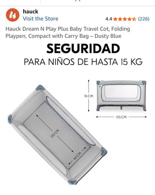 Cuna de viaje Hauck Dream N Play Plus