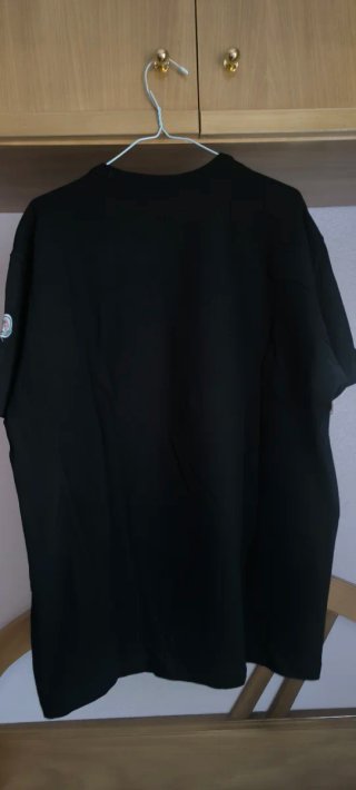 Camiseta Moncler Negra Talla L hombre original