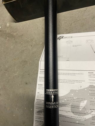 Tija sillín Race Face Ride 31.6 x 375mm