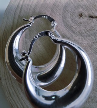 Pendientes de Plata de Aros