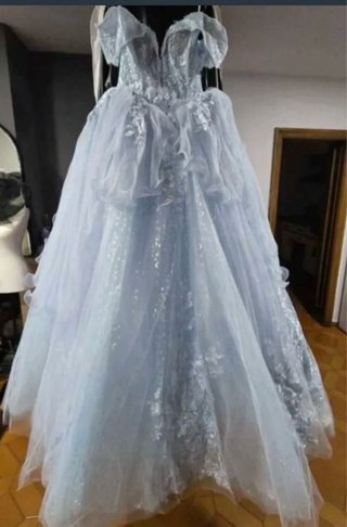 Vestido de fiesta azul
