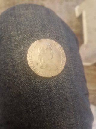 Moneda Plata 1811 Hispaniarum Rex