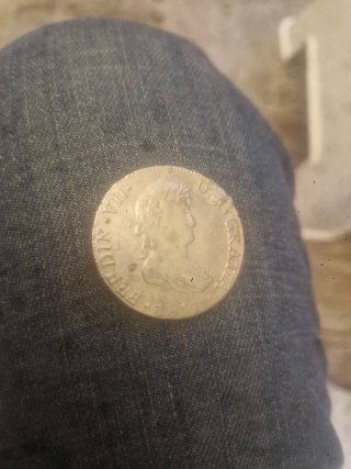 Moneda Plata 1811 Hispaniarum Rex