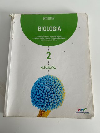Biologia, 2 Batxillerat