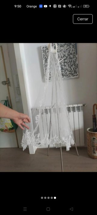 Velo de novia de encaje
