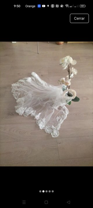 Velo de novia de encaje