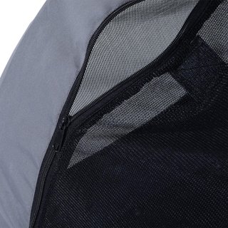 Remolque de Bicicleta para Perros de Tamaño Mediano con Ventanas Laterales y Bandera, Remolque para Bicicleta de Acero y Tela Oxford, 130X73X90 Cm