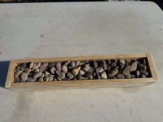 Centro de mesa / Macetero de madera / Jardinera