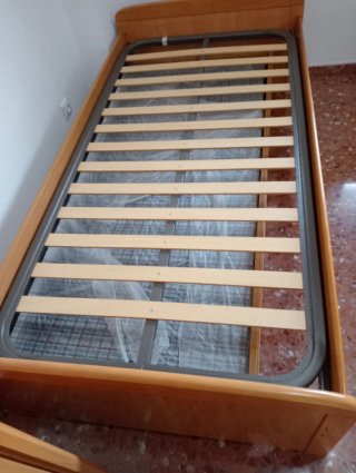 Cama nido doble madera y metal